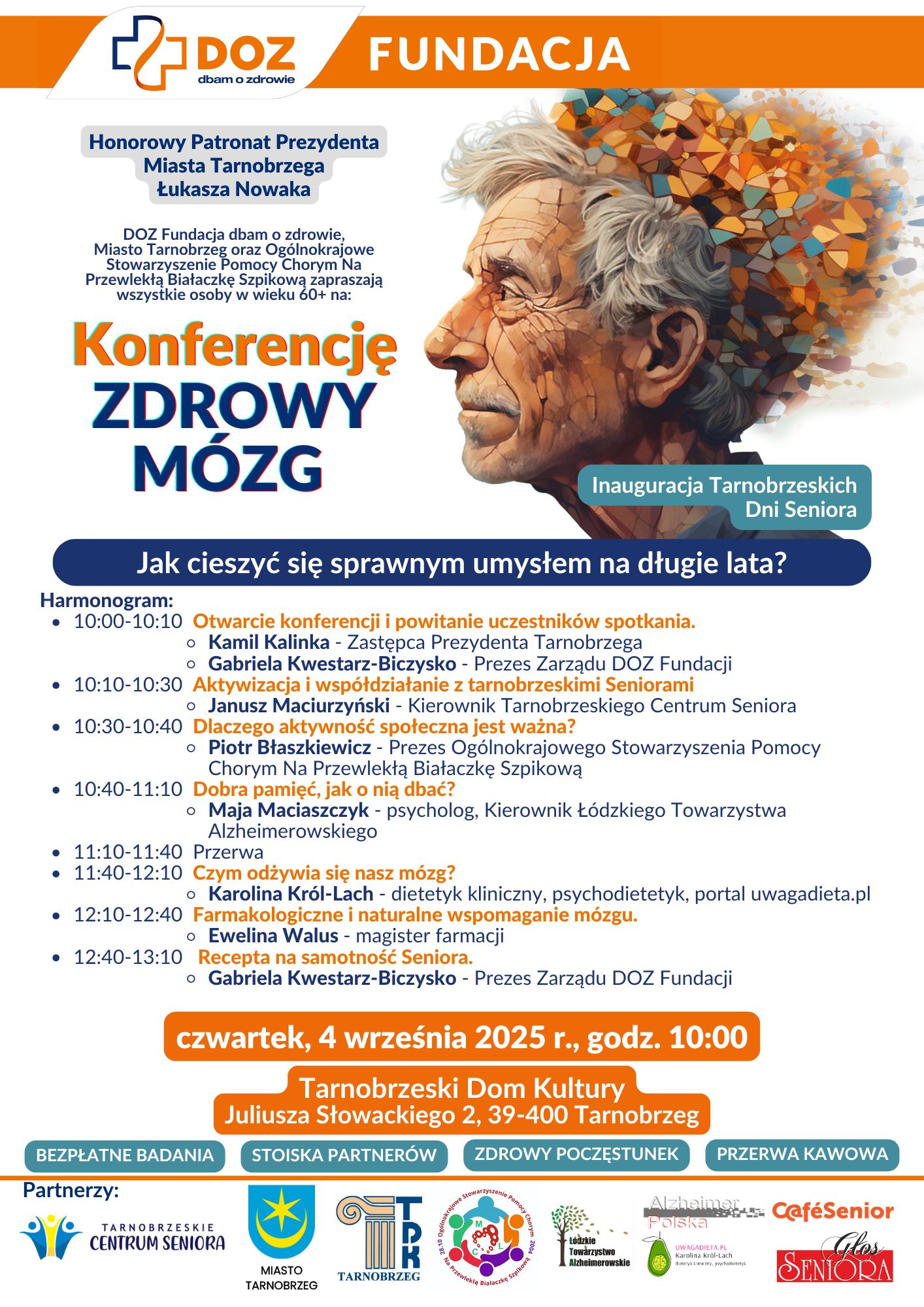 Konferencja "Zdrowy Mózg" w Tarnobrzegu